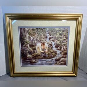 Framed Art Print Titled “Natures Little Guardian” by Dona Gelsinger 16” X 14”
